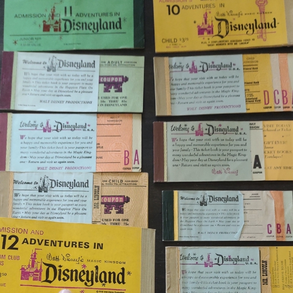 Vintage Disneyland Ticket Book - Picture 6 of 9